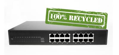 Recycle Computer networks, Recycle Gateways, Routers. Recycle Bridges, Modems, Switches, Hubs, Repeaters. Recycle Routers, Proxy Servers, Firewalls, Translators. Recycle Multiplexers, Controllers, Terminal RJ45 Cables.